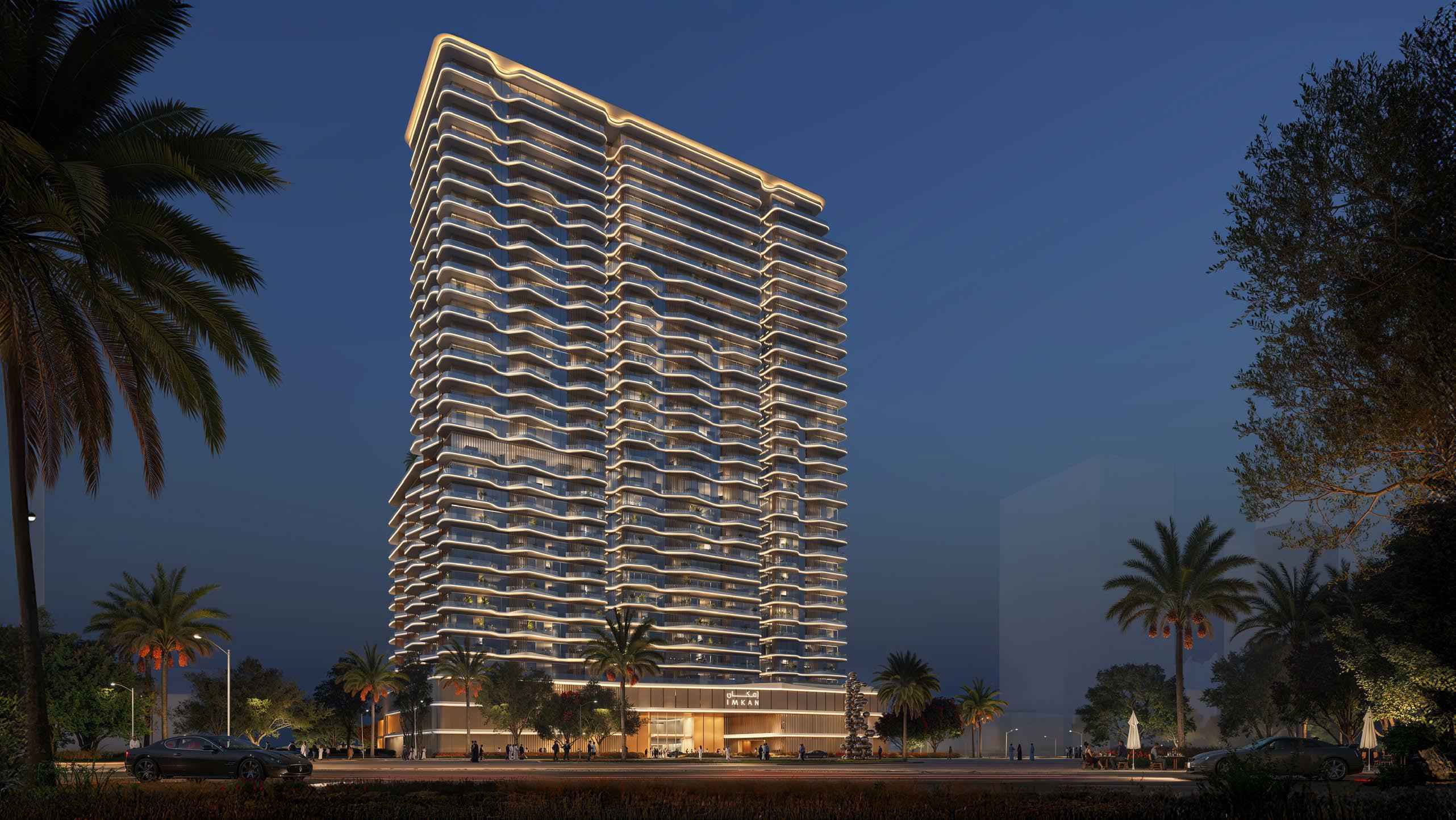 Sunstone by IMKAN new waterfront project Abu Dhabi, Sky Tower showcasing modern architecture and panoramic city views.